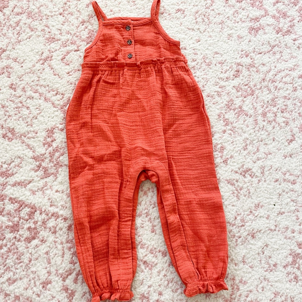 Old Navy Toddler Girl Fall Spaghetti Strap Jumpsuit